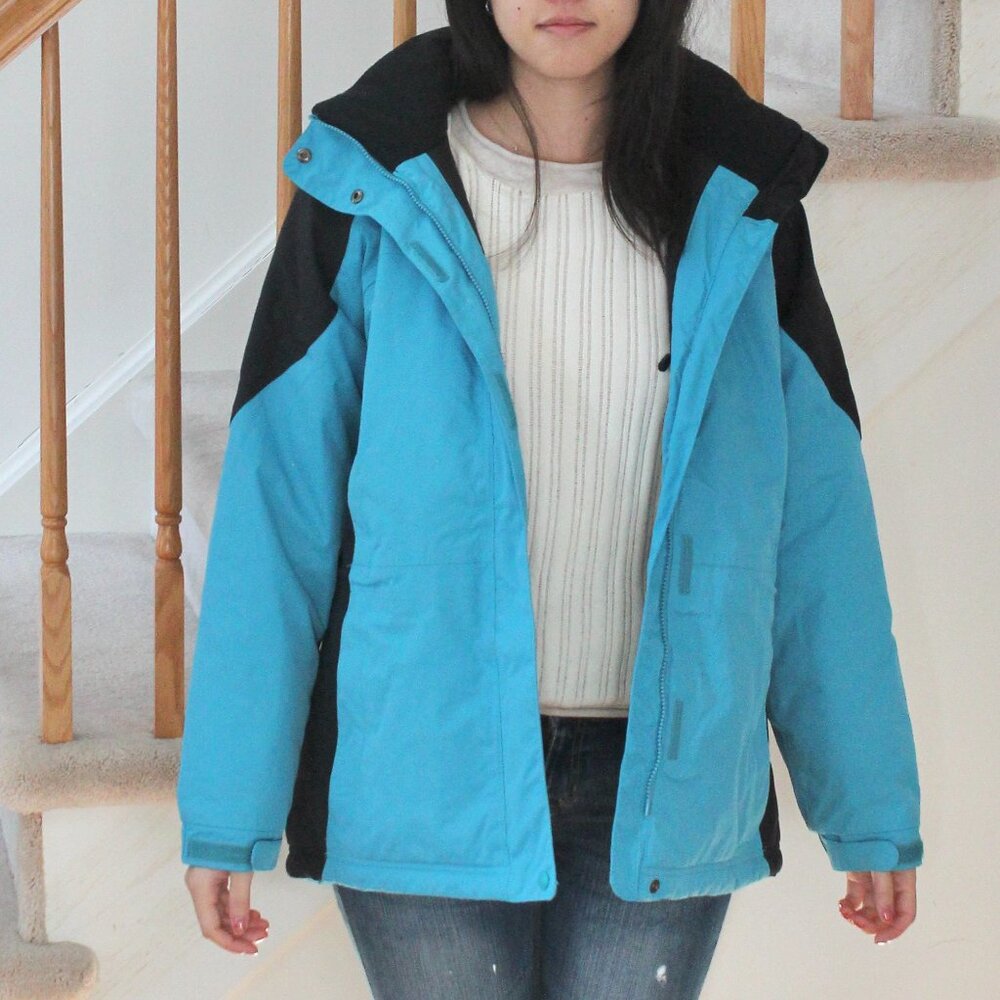 LL Bean Women's Blue Parka Jacket